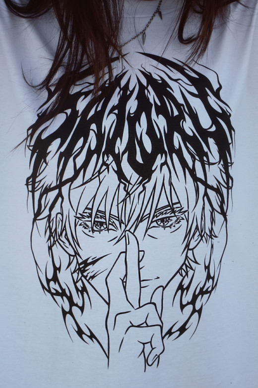 Camiseta Gojo Overzise | Ropa Jujutsu Kaisen | Camichan
